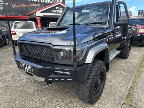 A Blue Car With the Hood Open and the Engine Visible — Empire Automotive In Portsmith, QLD