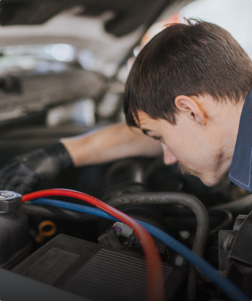 Technician performing Electrical Service | Andrew's Automotive Repair