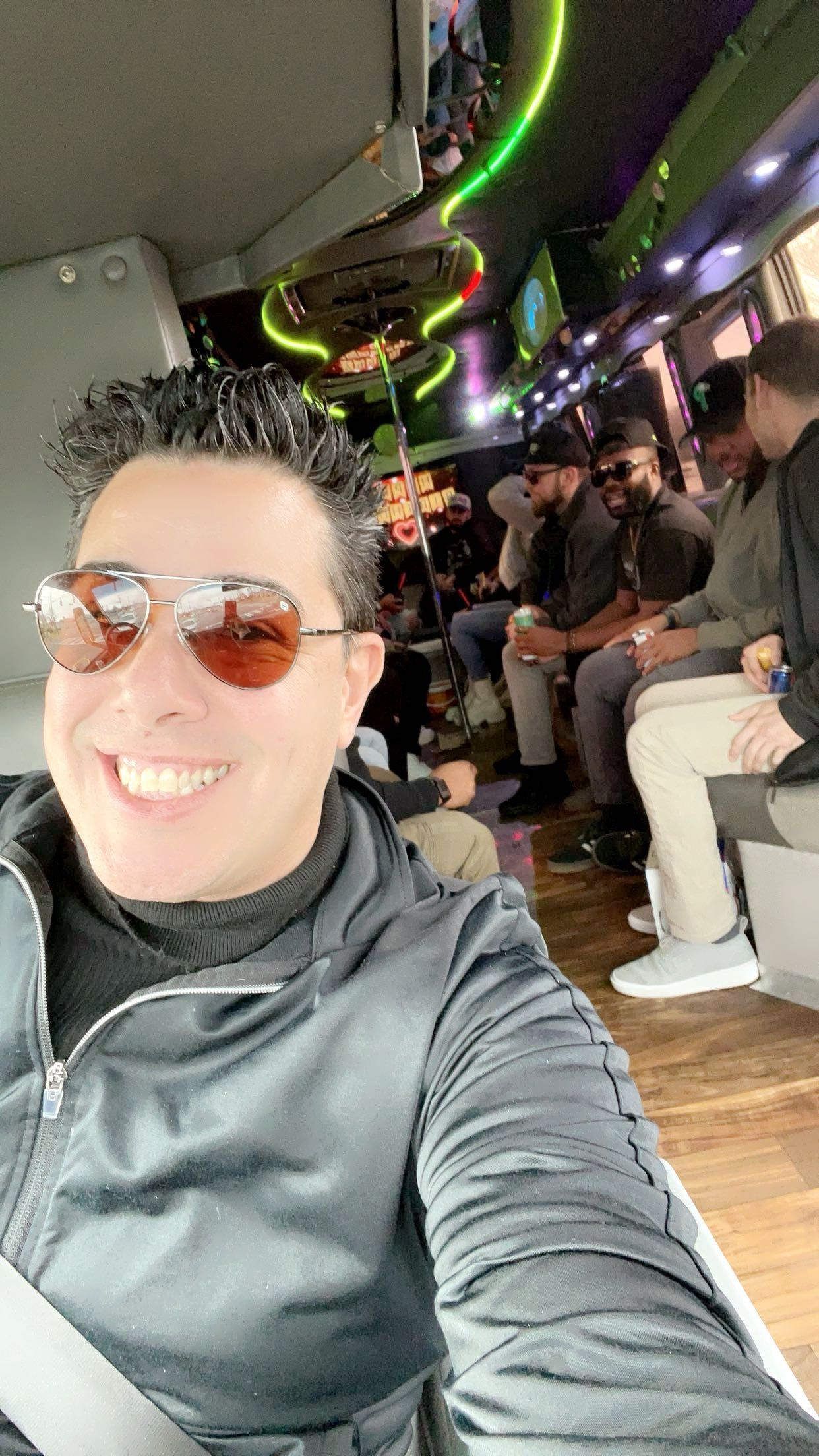 Inside Party Bus