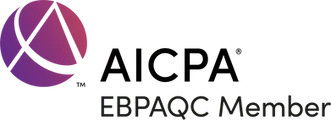 A logo for aicpa ebpaqc member