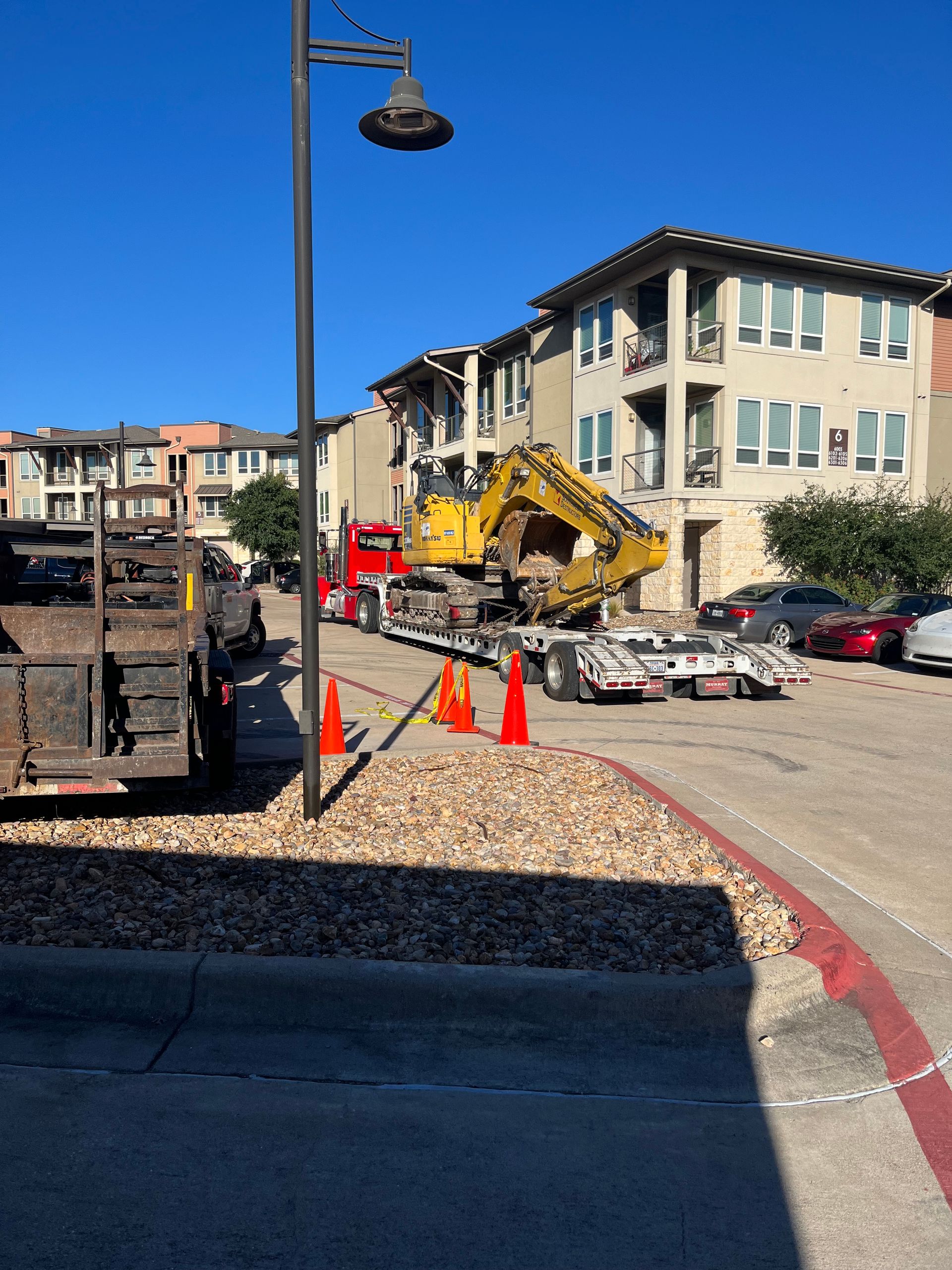 Demolition Company — Far View Of Excavator in Austin, TX