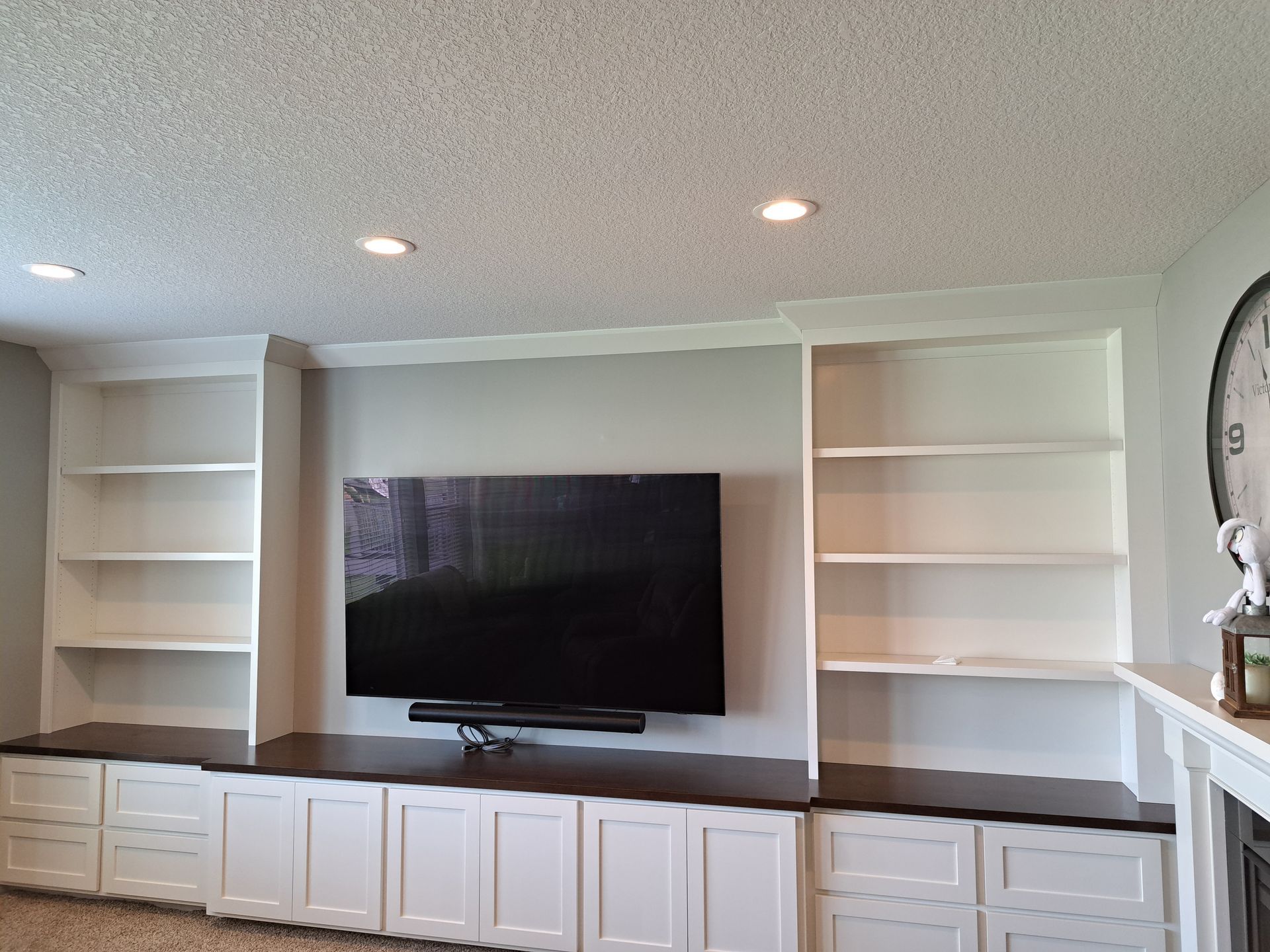 Olson Cabinets & Woodworking provides custom-built closets and storage solutions for homes in Victoria, MN.