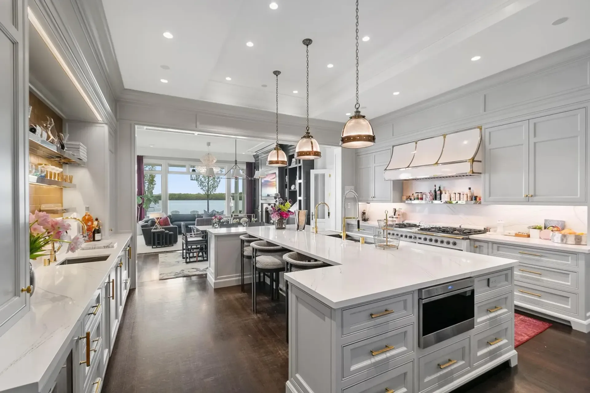 Olson Cabinets & Woodworking showcases elegant and functional kitchen cabinetry in Victoria, MN.