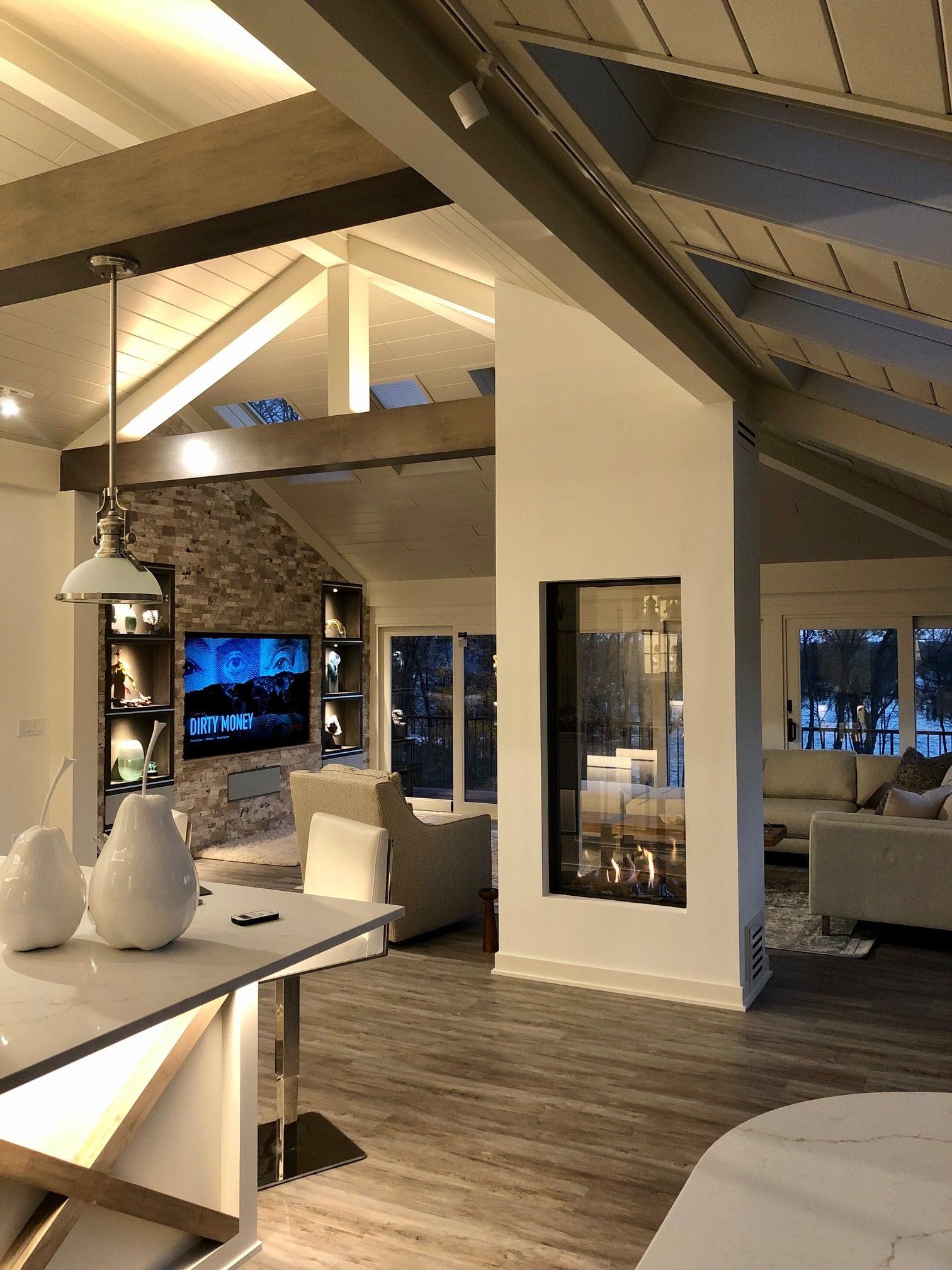 Sophisticated built-in storage solutions crafted by Olson Cabinets & Woodworking