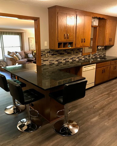 Elegant Countertop — Victoria, MN — Olson Cabinets & Woodworking Inc.