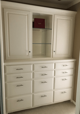 Plain White Cabinet — Victoria, MN — Olson Cabinets & Woodworking Inc.