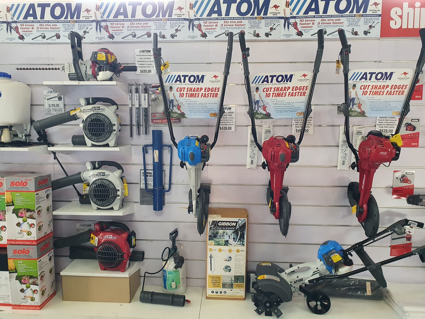 Garden Equipment In Store — Great Lakes Mowers & Chainsaws In Tuncurry, NSW