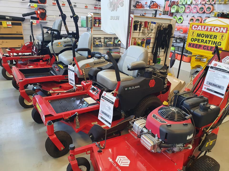 Red Lawn Mowers — Great Lakes Mowers & Chainsaws In Tuncurry, NSW