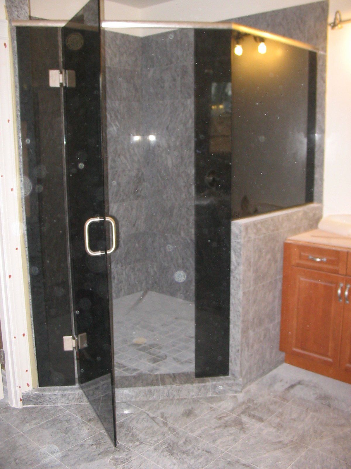 Custom With Grey Glass And Header — Federal Way, WA — Niemen Glass