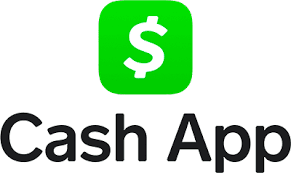 The cash app logo is a green square with a dollar sign on it.