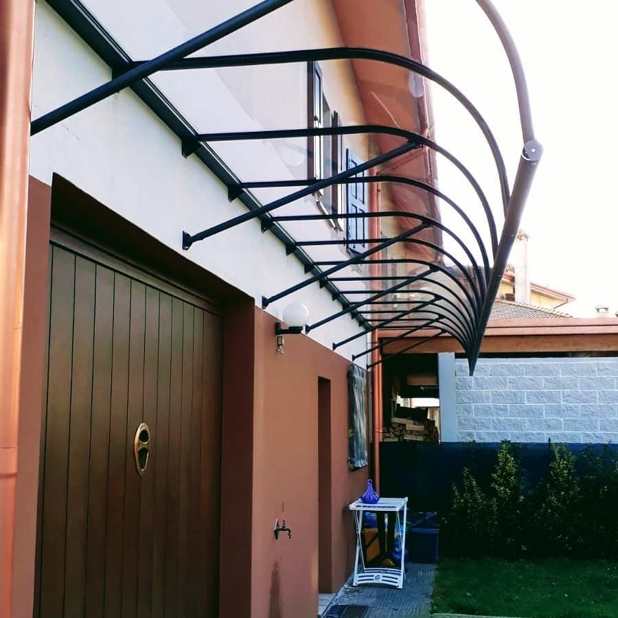 pensiline, Coperture in policarbonato