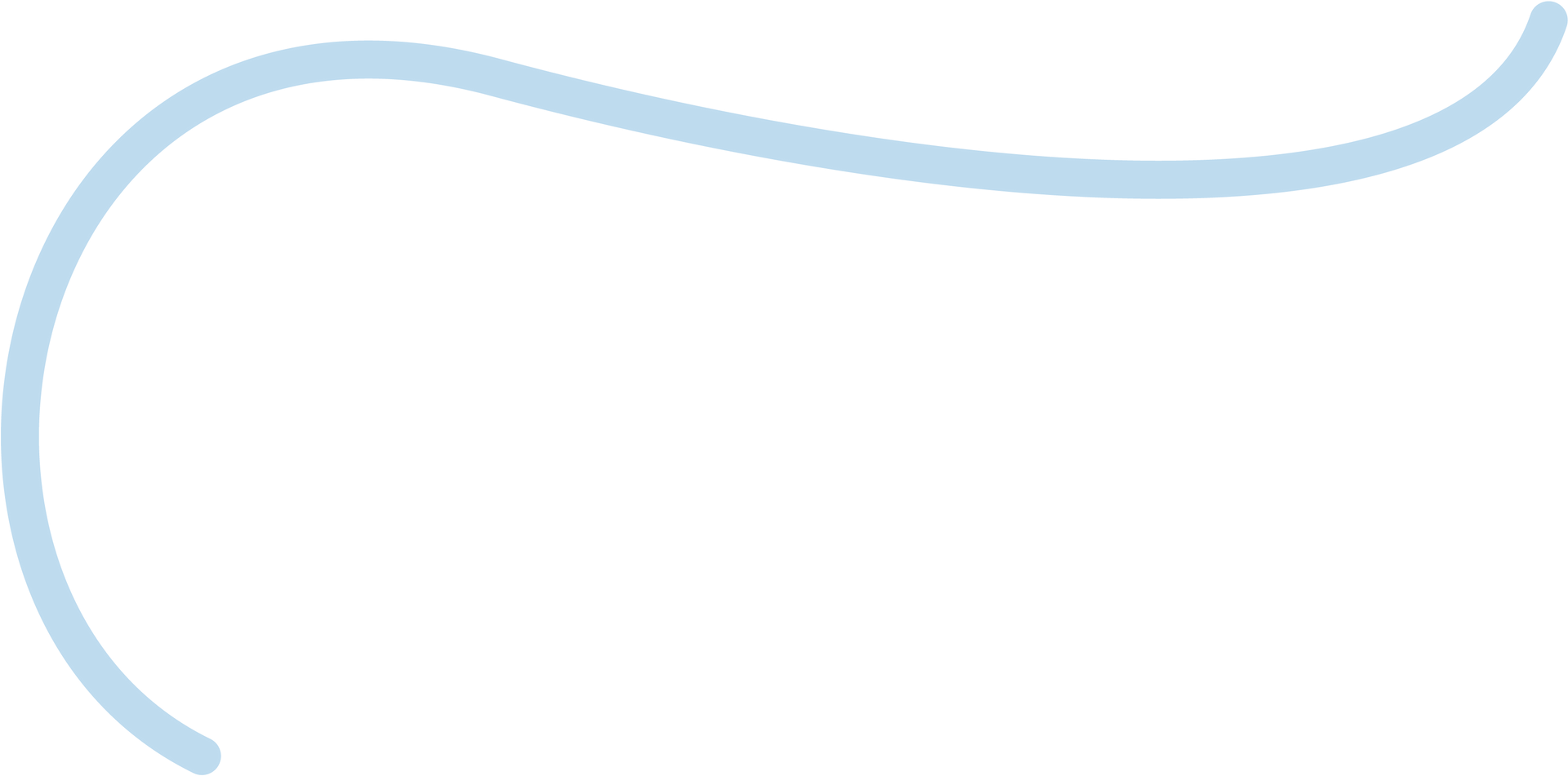 A blue line is drawn on a white background.