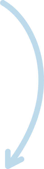 A blue arrow pointing to the right on a white background.