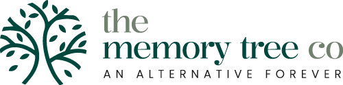 A logo for the memory tree company an alternative forever