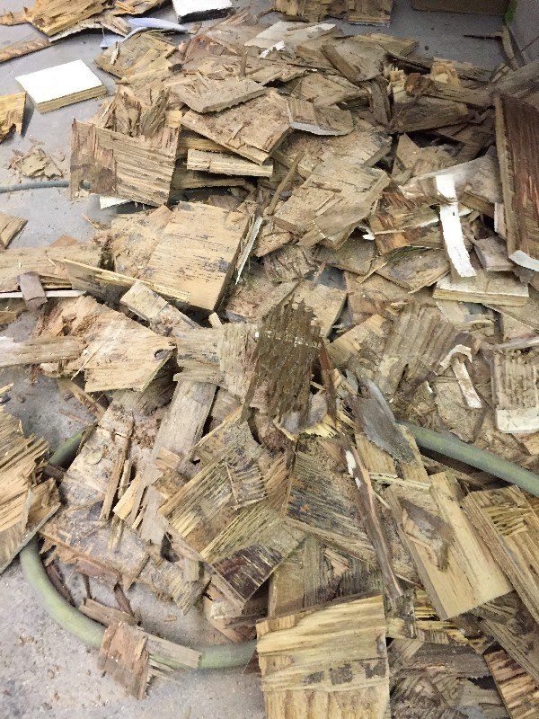 Water damaged transom removal and installation