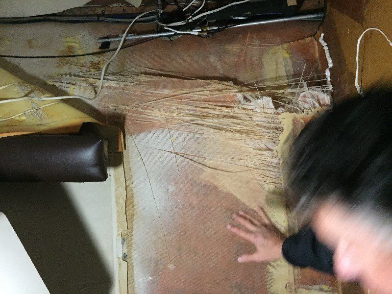 Major collision repair 12 feet by 3 feet that requires interior and exterior repair