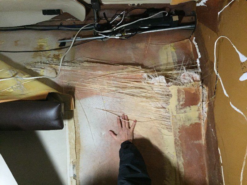 Major collision interior repair process