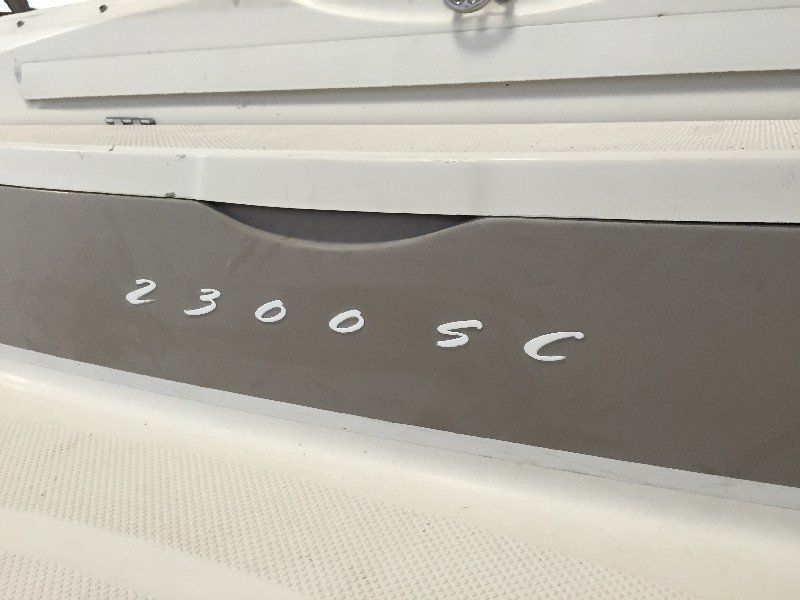 Boat with faded and oxidized gelcoat finish