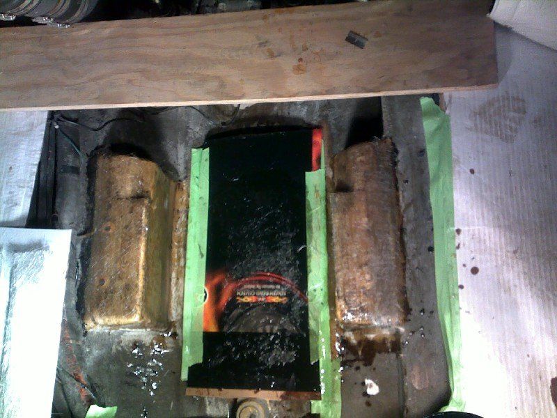 Rebuilding process of a rotted wood stringer engine mount