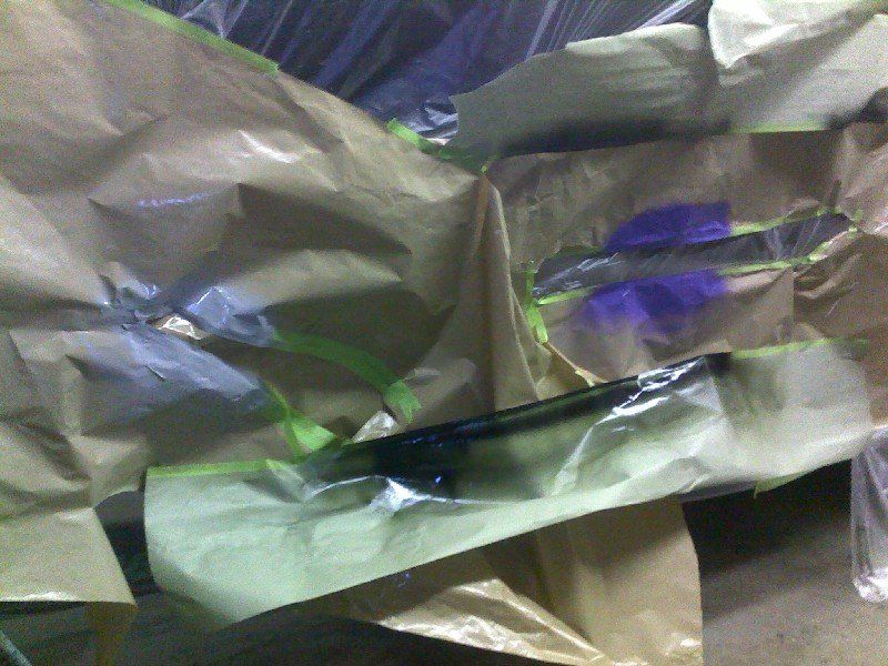 Boat in multi color gelcoat repair process