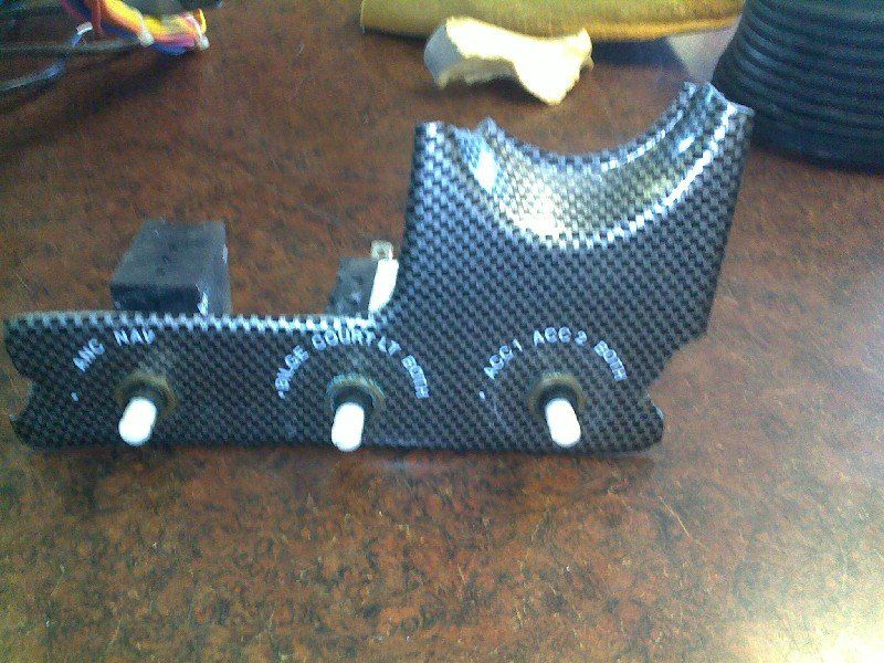 Obsolete boat parts that have been repaired and rebuilt