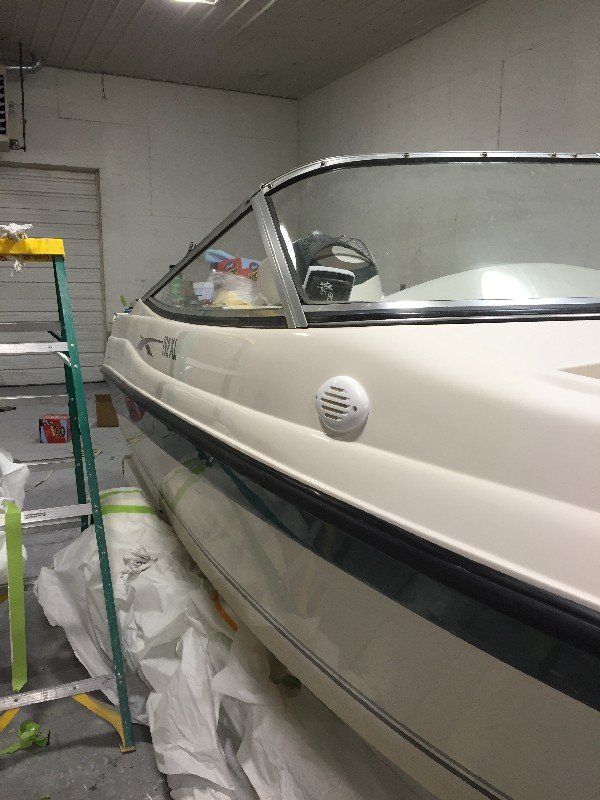 Side impact boat repairs completed