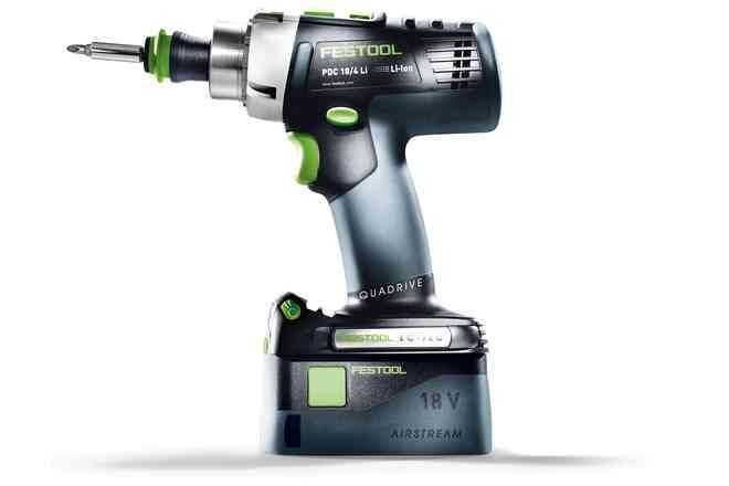 A festool cordless drill is sitting on a white surface