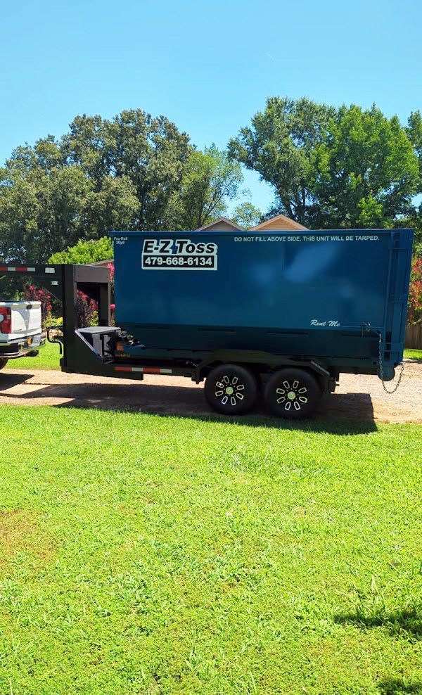 EZ Toss 20 Yard Dumpster Rental Waste Management Garbage Collection Service Arkansas