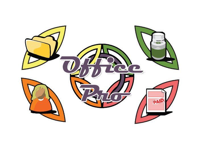 The OfficePro practice management suite logos.