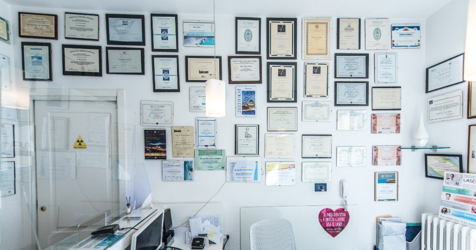 Attestati studio dentistico