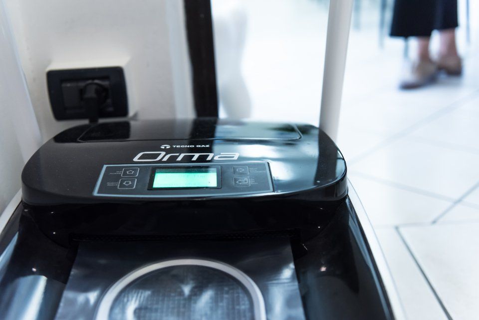 Macchinario con sensore