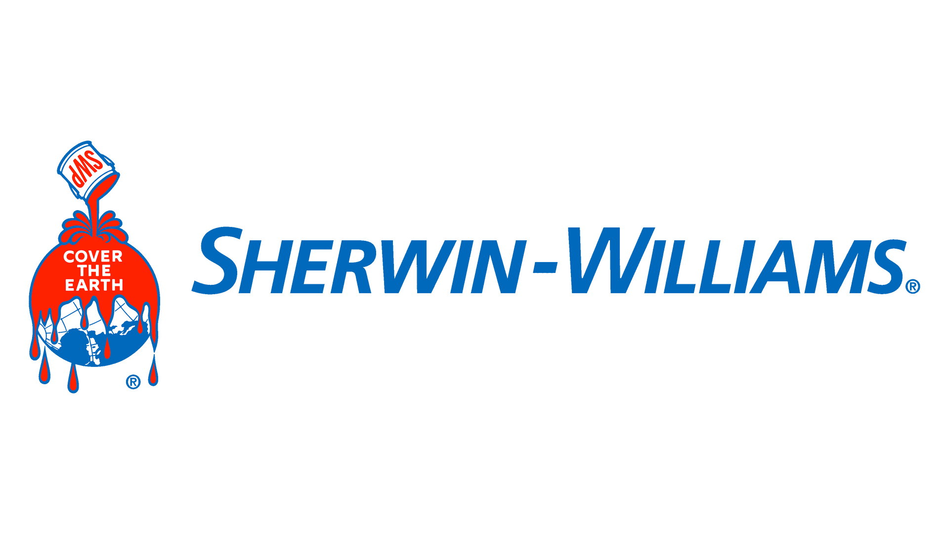 The logo for sherwin williams is shown on a white background.