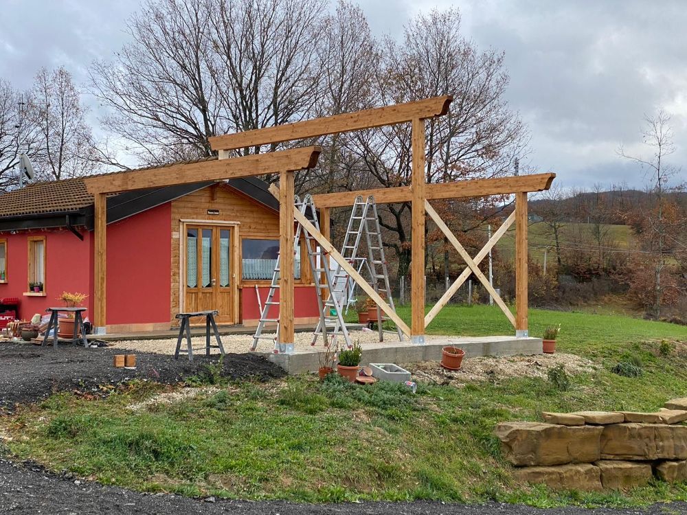 strutture in legno e metallo