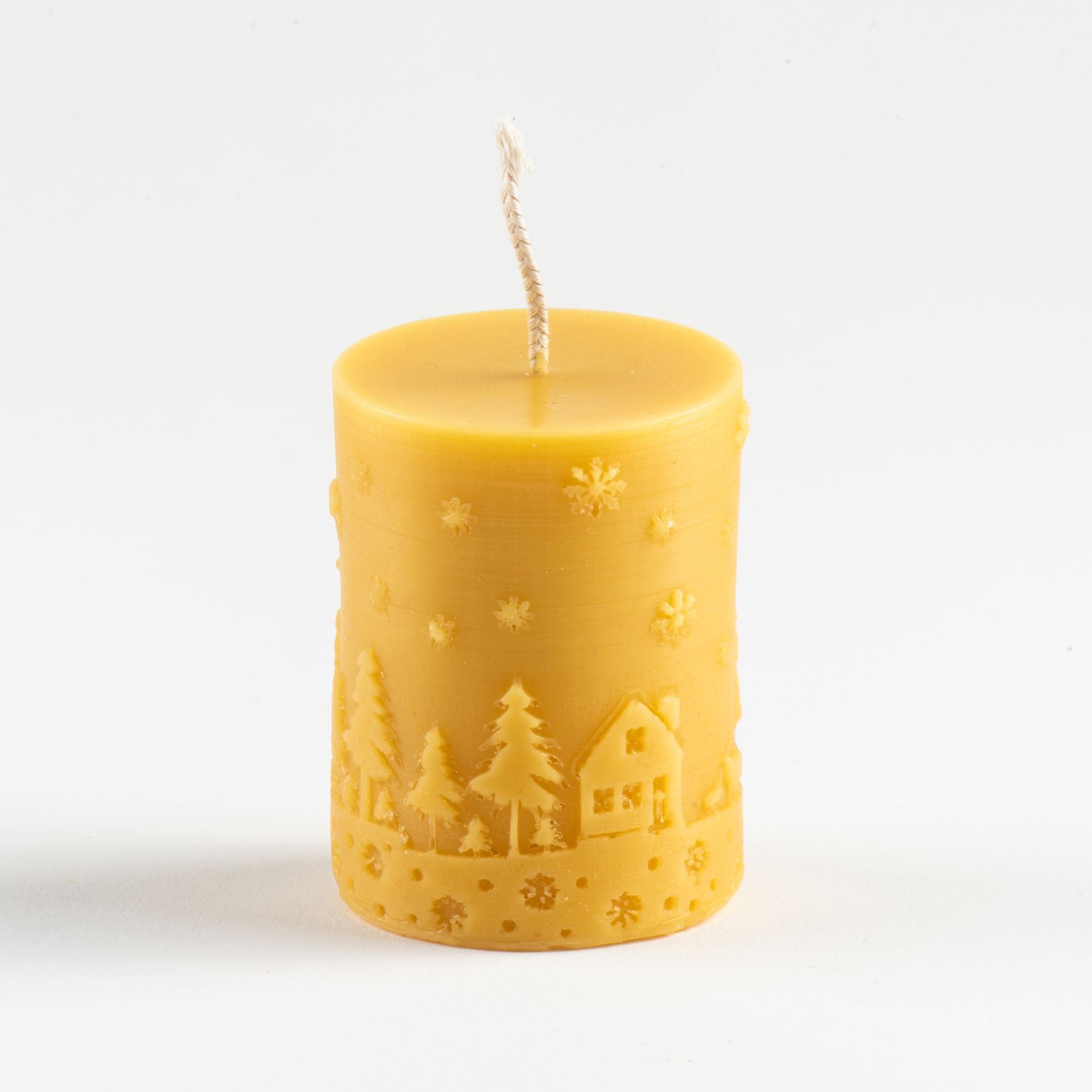 Christmas Beeswax Candle