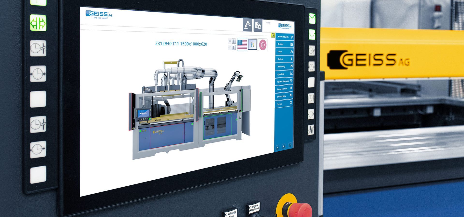 Geiss T11 Control Panel