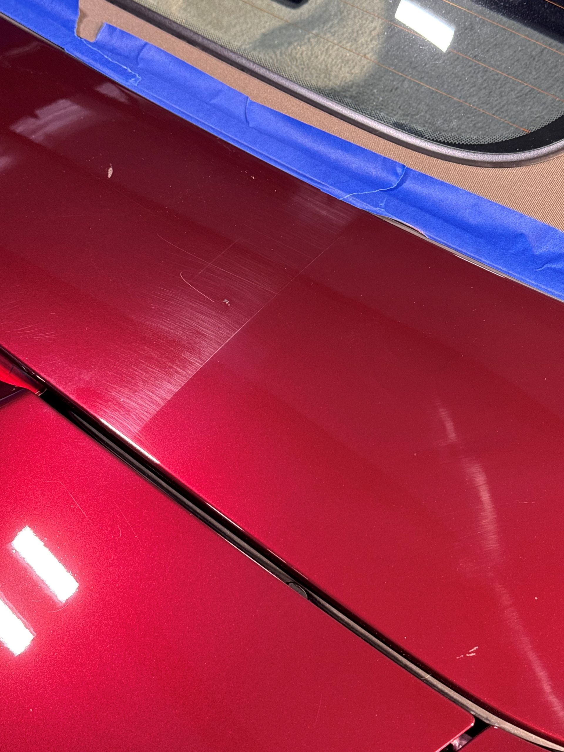 Before and after paint correction