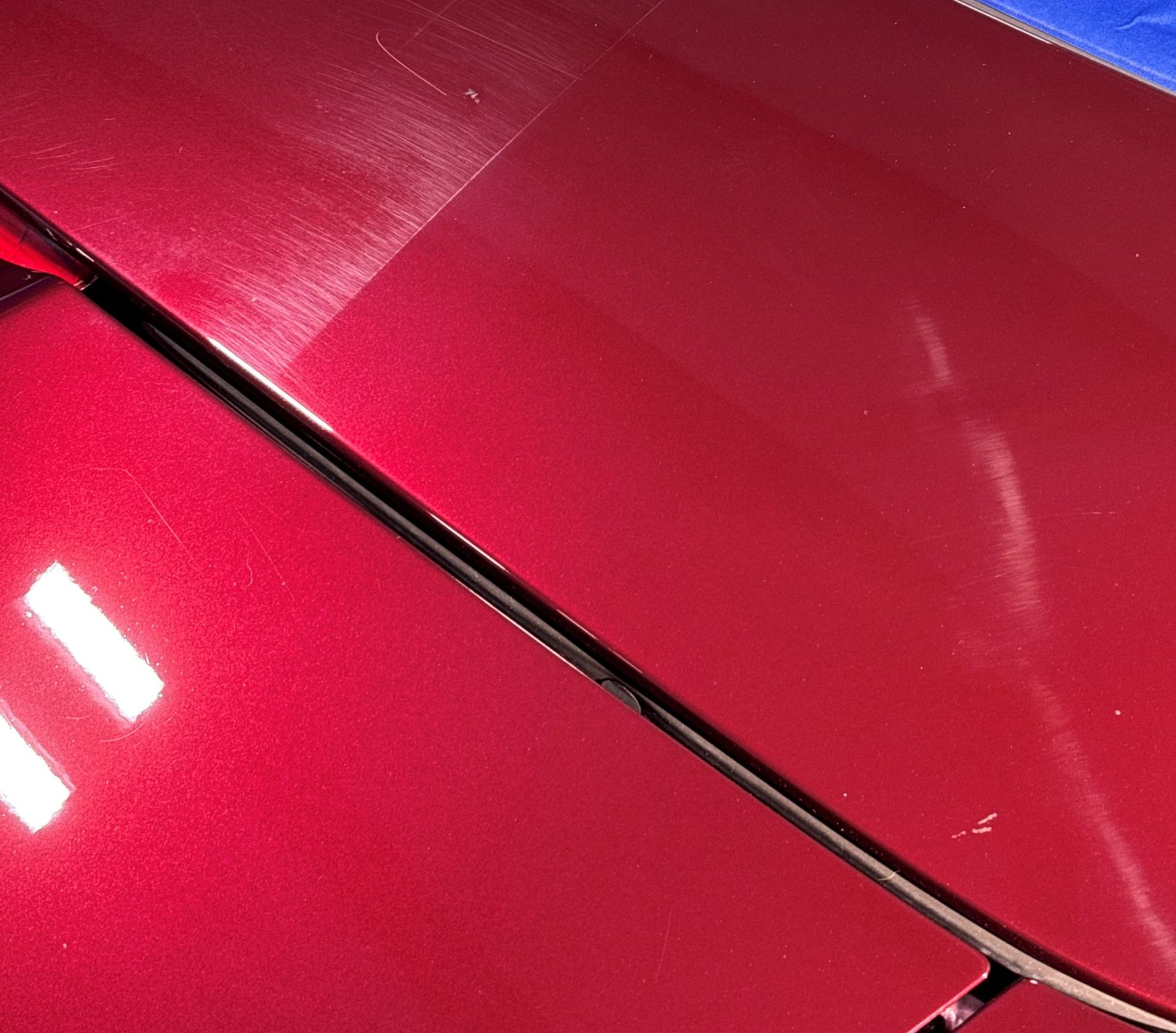 2004 Porsche Boxster red paint corrected 