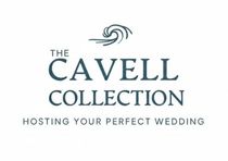 Logo for The Cavell Collection featuring a blue wave icon above text that reads 