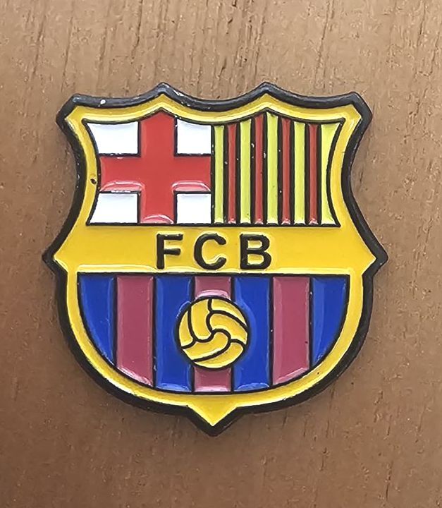 ESCUDO BARCELONA FC - STIKERS 3D TROQUELADO