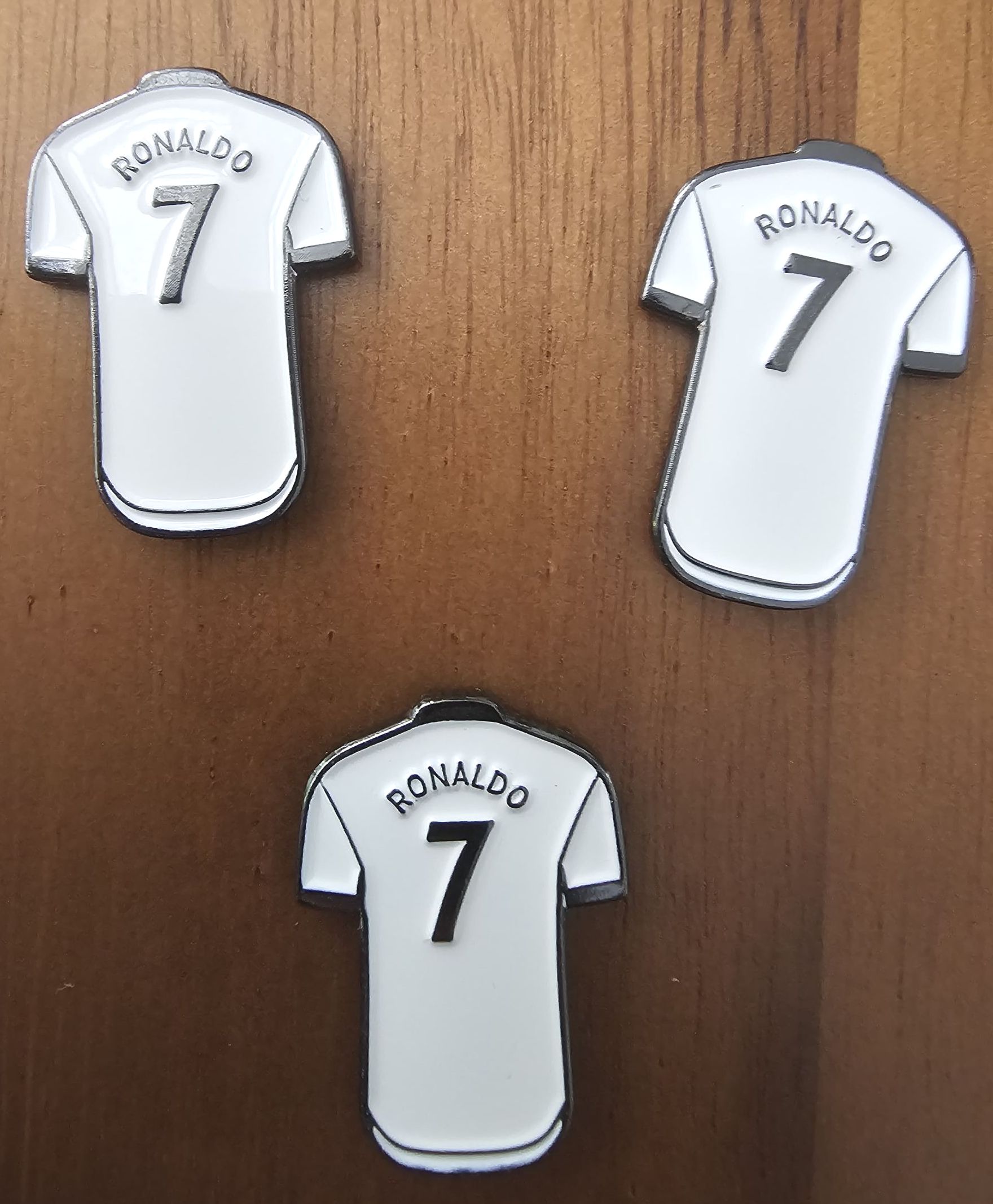 CAMISETA CR7 REAL MADRID -STIKERS 3D TROQUELADO