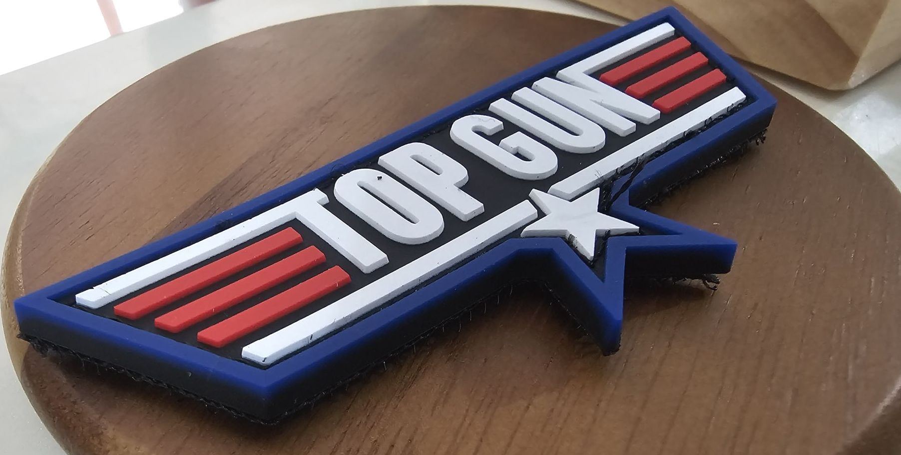 PARCHE EN PVC CON VELCRO - TOPGUN 1