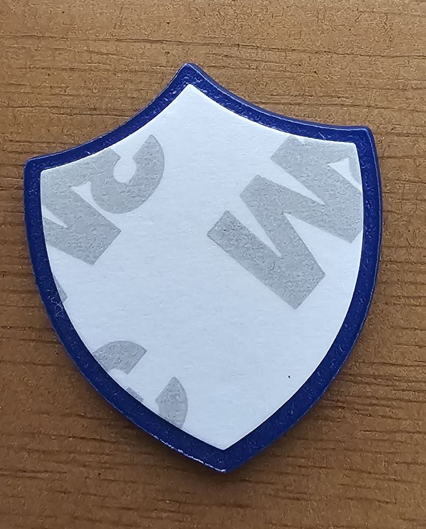 ESCUDO JUNIOR - STIKERS 3D TROQUELADO