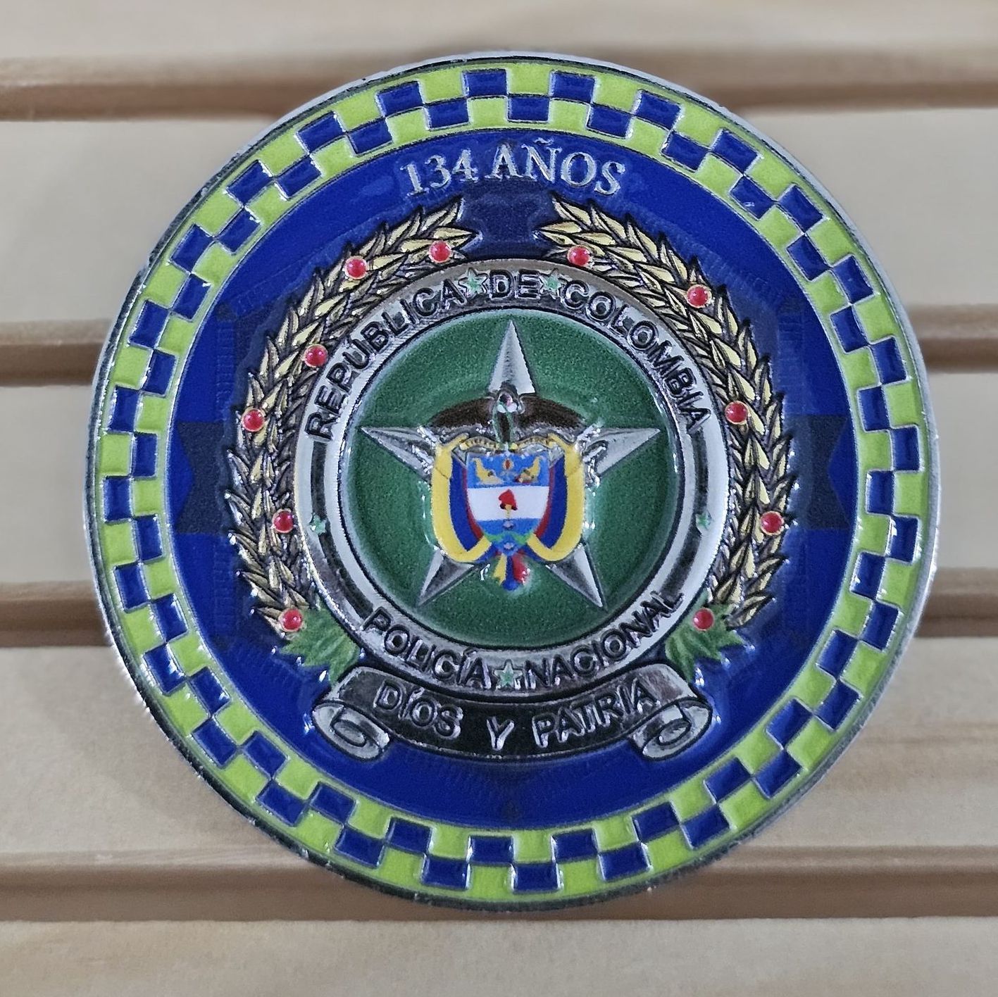 MONEDA CONMEMORATIVA POLICIA NACIONAL