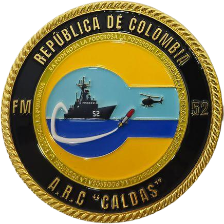 Moneda Conmemorativa ARC “Caldas” FM-52 – La Poderosa