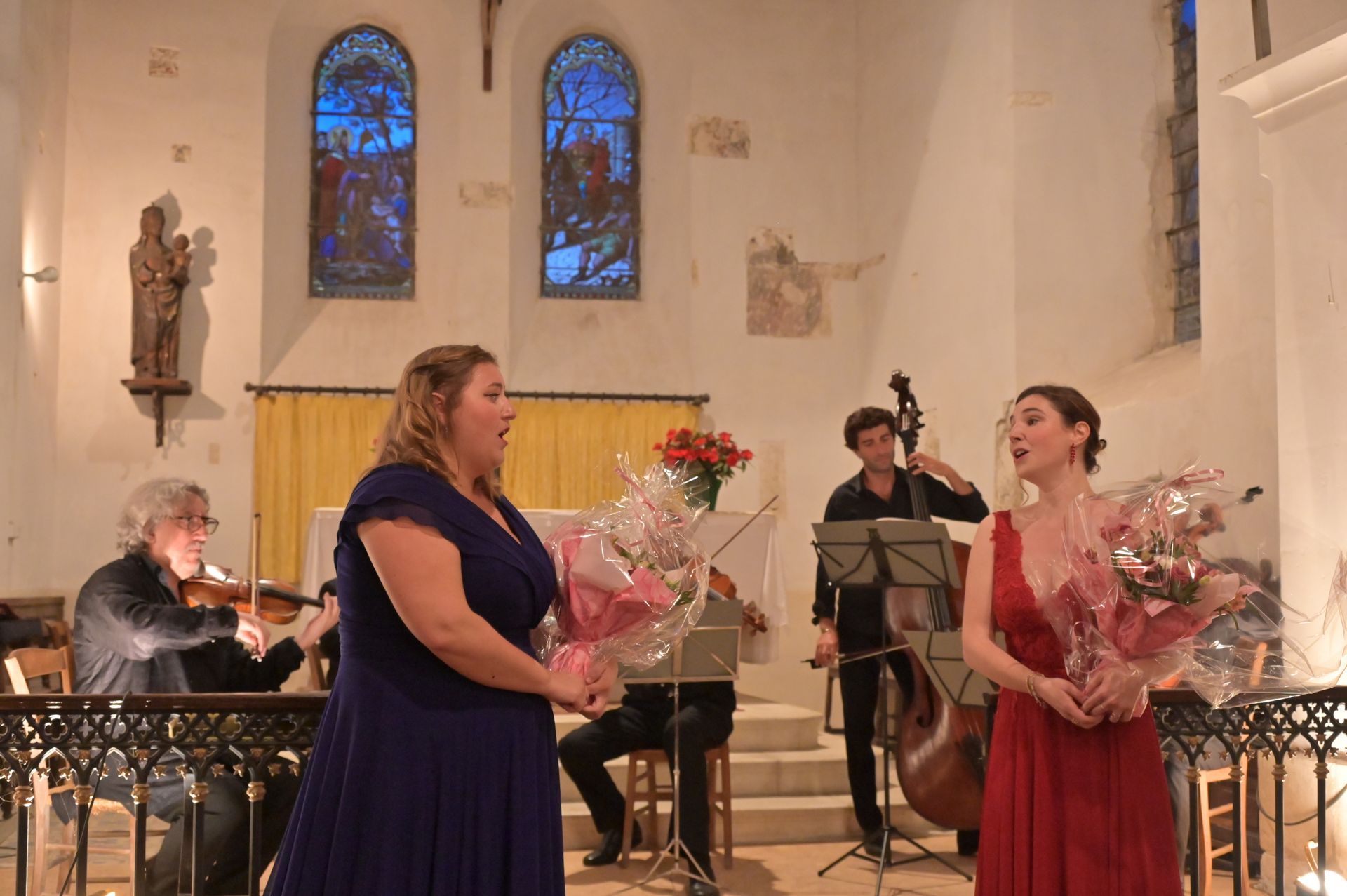 avec Claire de Monteil Stabat Mater - Eglise de Marcilly en Gault