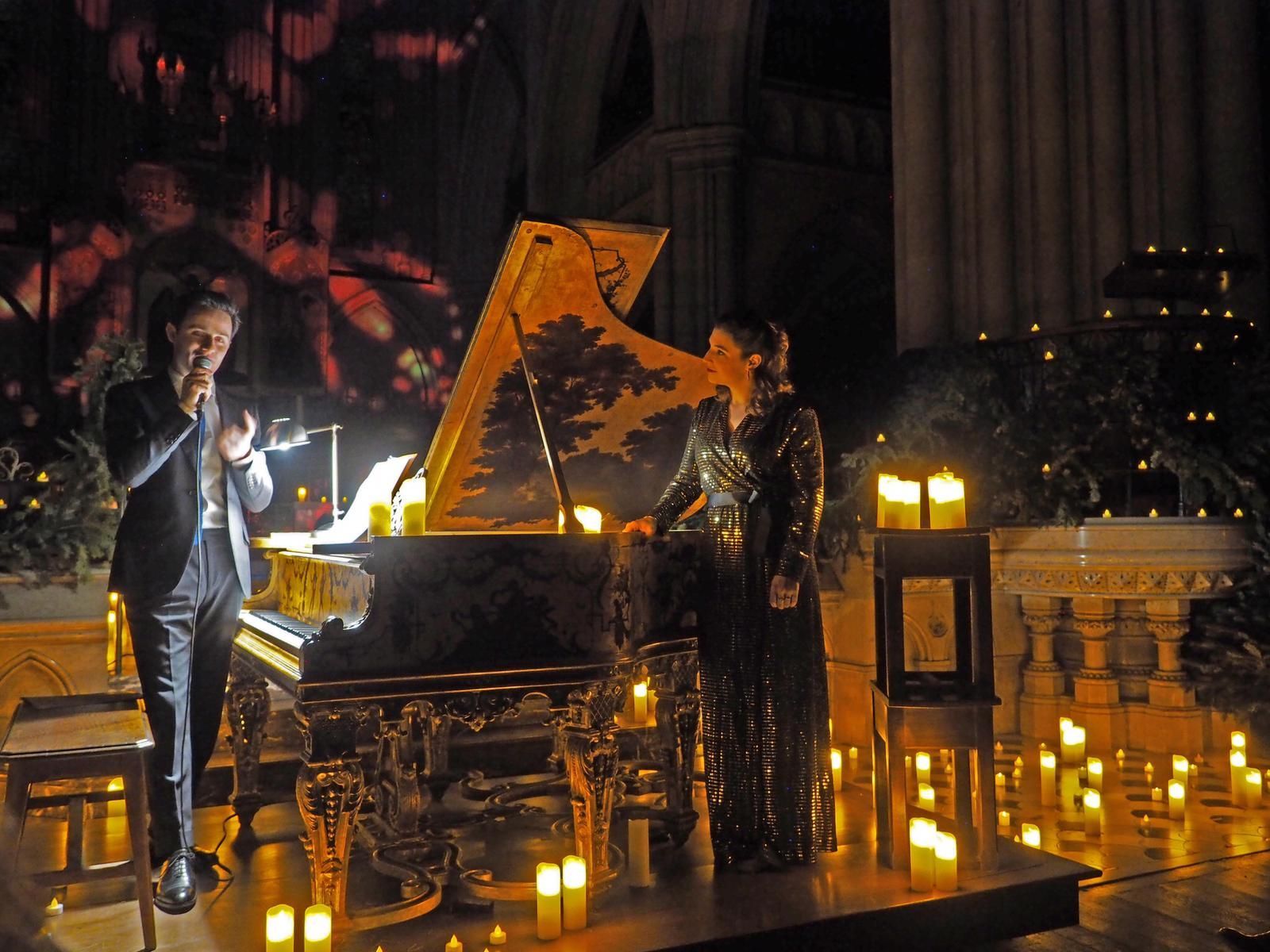candle light piano : François Moschetta Cathédrale Américaine de Paris