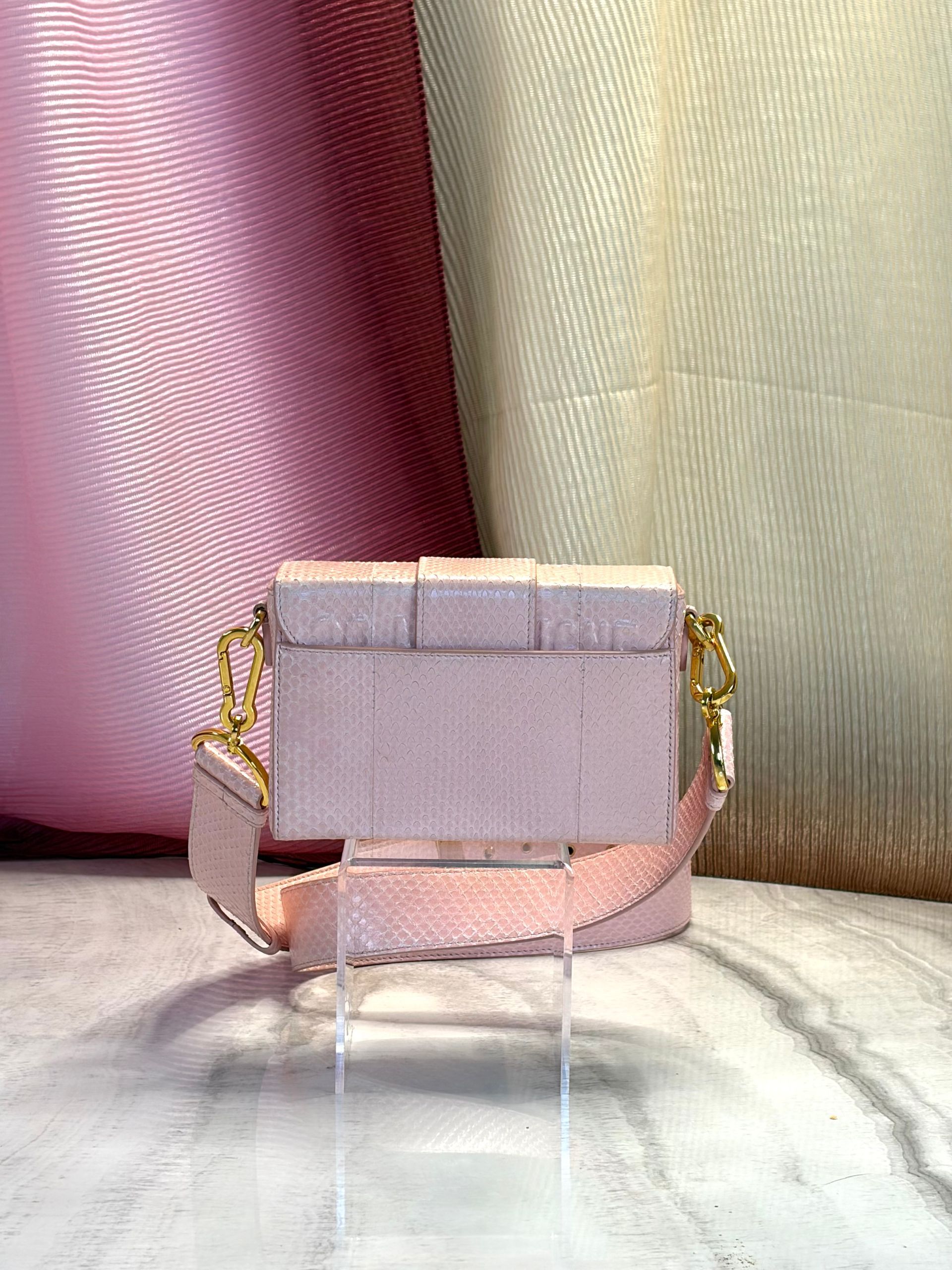 Christian Dior Montaigne 30 Python PINK 7