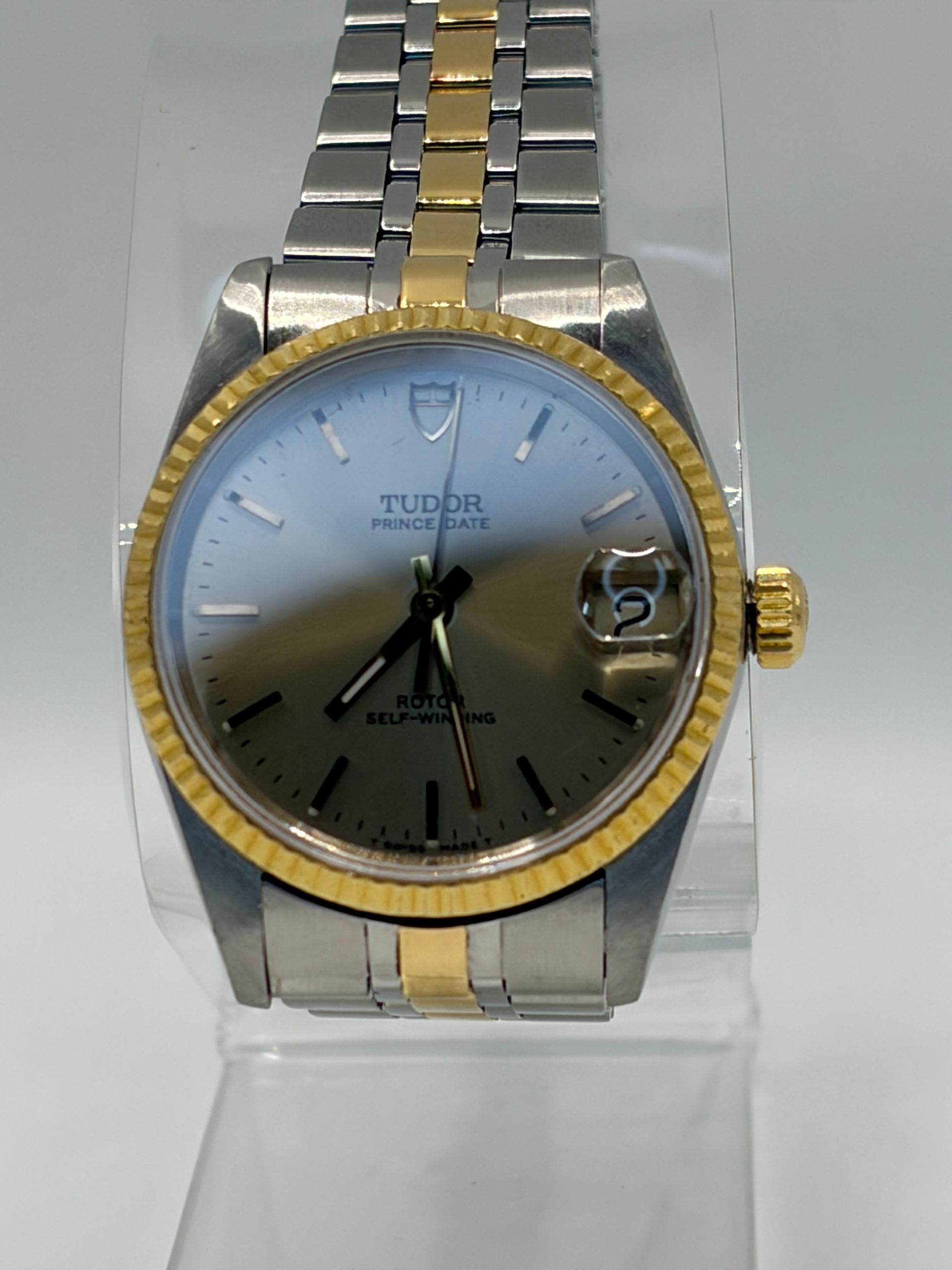 TUDOR Prince 74033 SS/18K 2-Tone Good Condition W/LegitApp COA-Good Condition