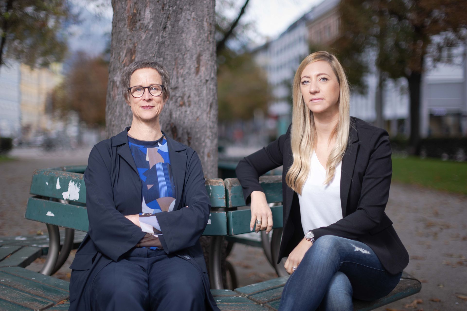 Christine Regensburger, Obfrau arbeit plus Tirol; Melanie Spangler, Geschäftsführung arbeit plus Tirol