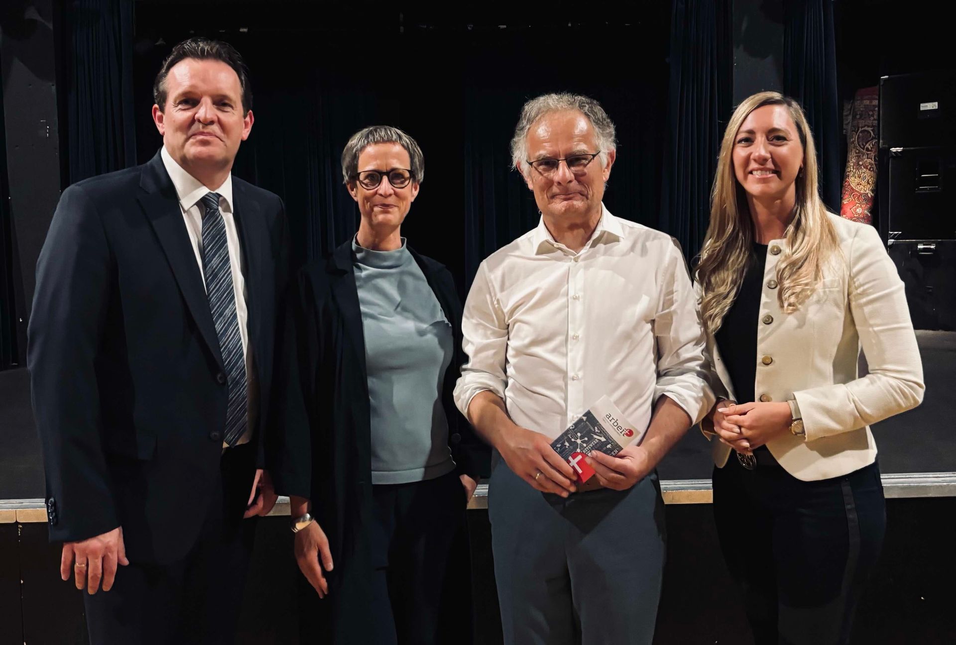 arbeit plus Tirol im Gespräch mit BM Marterbauer und LR Zumtobel